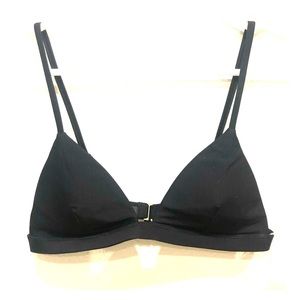 Black Triangle Bikini Top